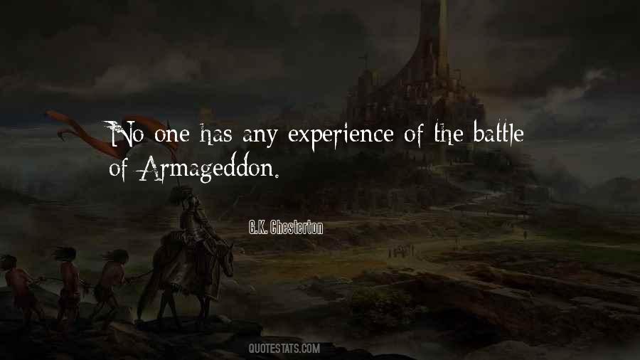 Quotes About Armageddon #1874365