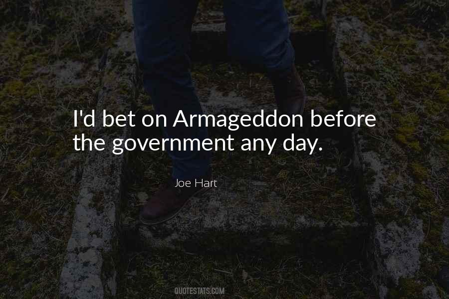 Quotes About Armageddon #198617