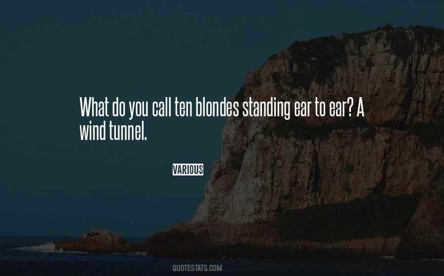 Quotes About Blondes #1045950