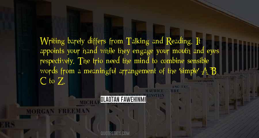 Quotes About Reading And Writing #204580 Quotes About Reading And Writing #204580