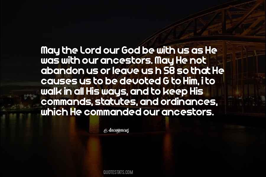 Quotes About Our Walk With God #1528080