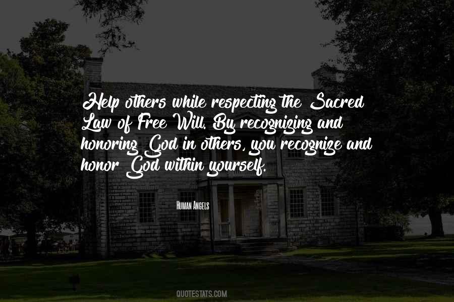 Quotes About Honoring God #1207448