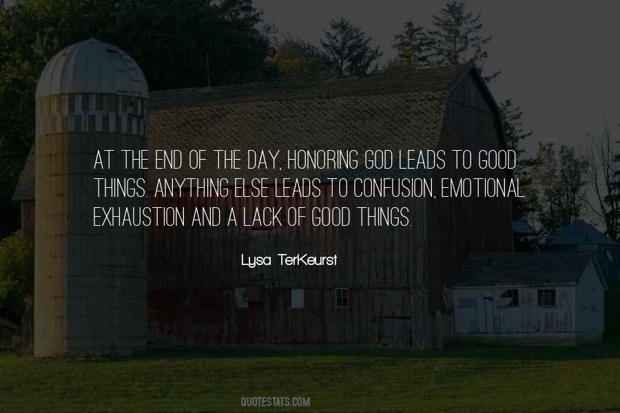 Quotes About Honoring God #356208