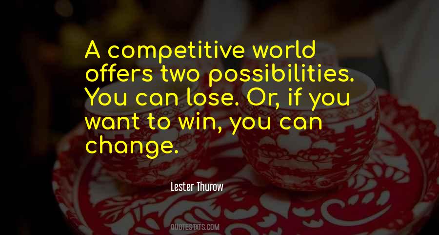 Quotes About Competitive World #336012