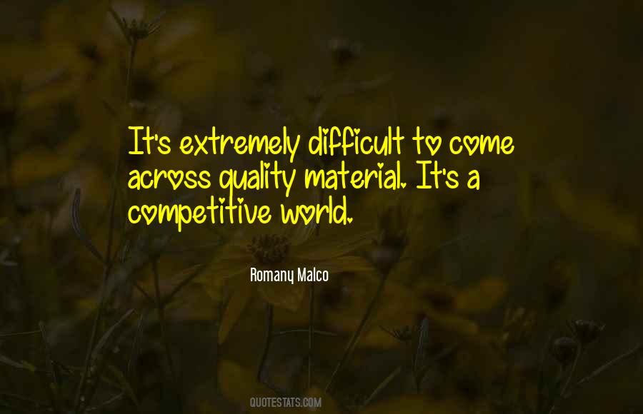 Quotes About Competitive World #63818