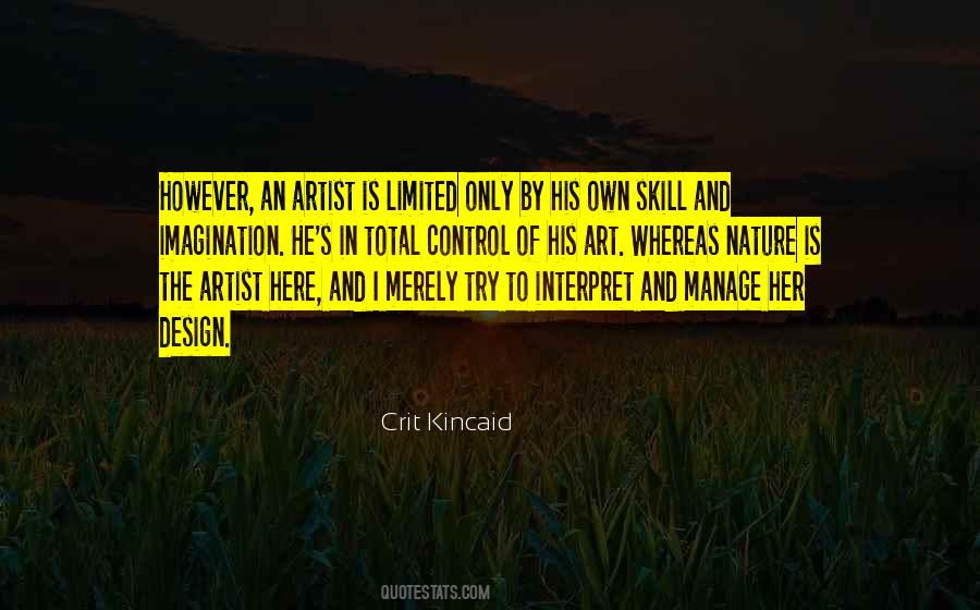 Artist S Imagination Quotes #732070