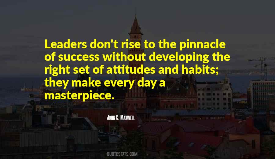 Pinnacle Of Success Quotes #97247