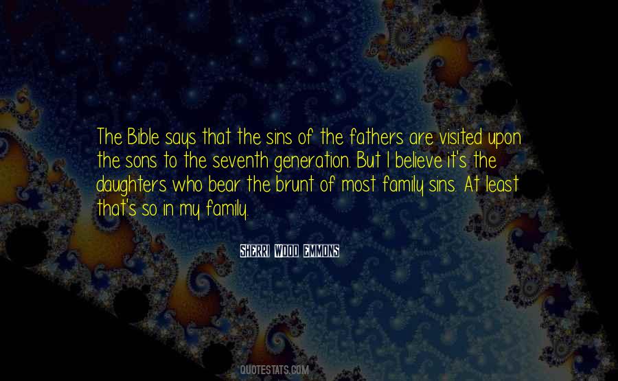 Quotes About The Sins Of Our Fathers #608390