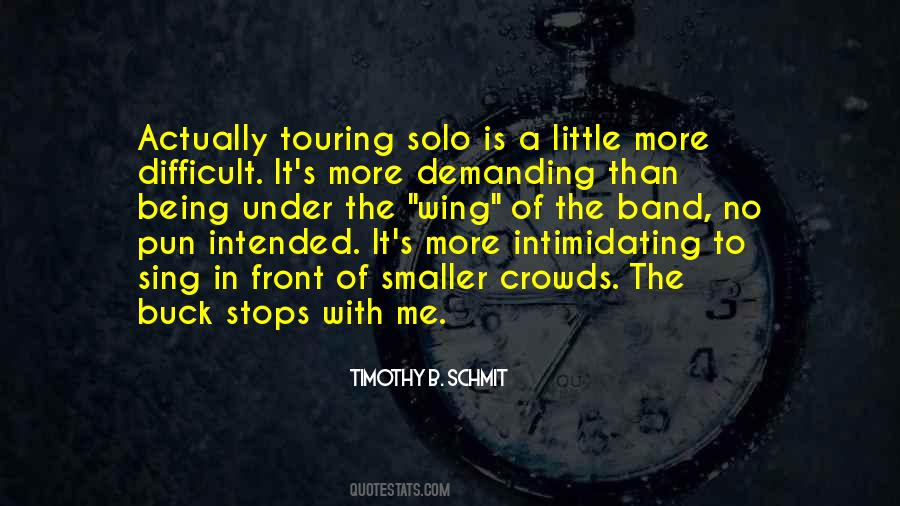 Quotes About Intimidating #896632
