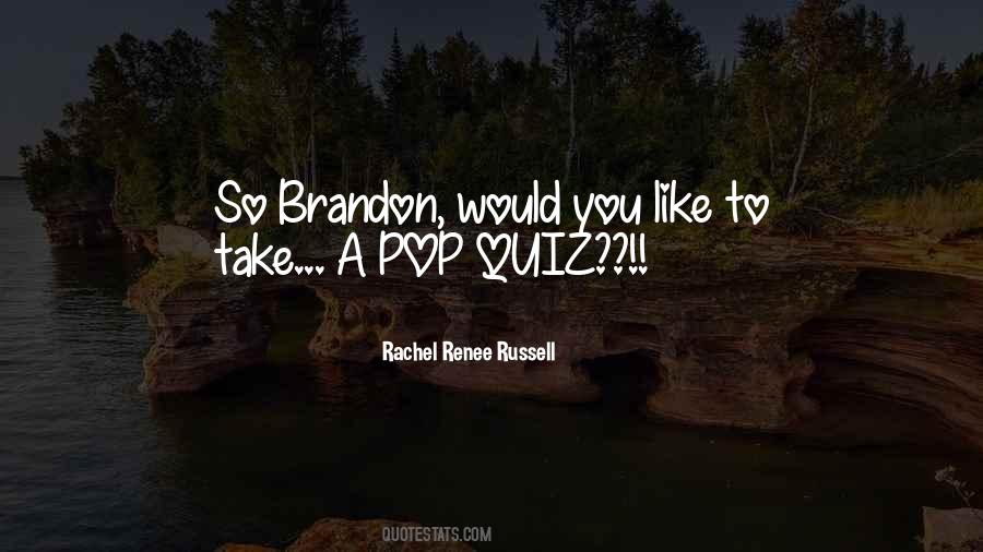 Pop Quiz Quotes #511586