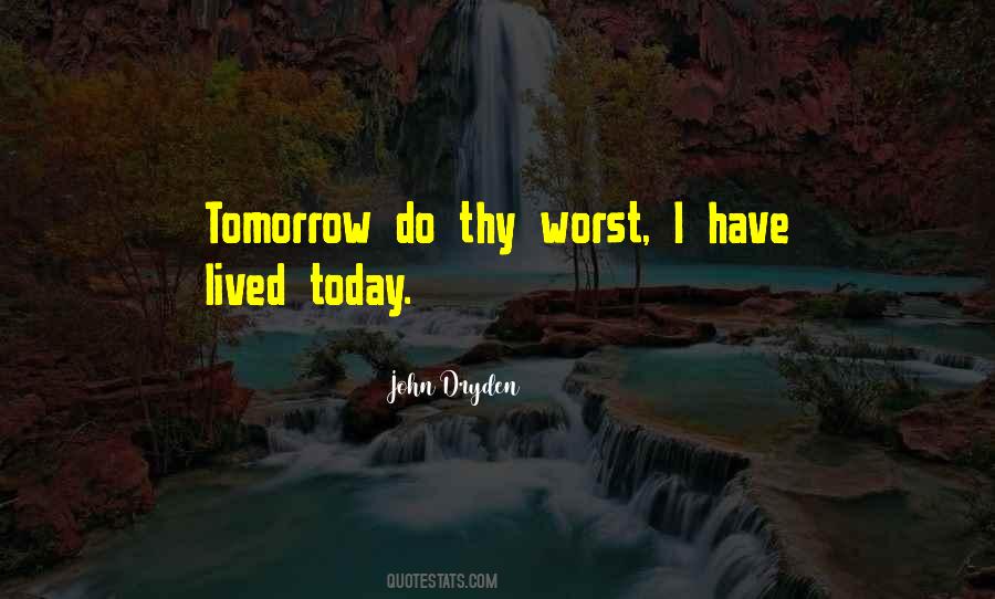 Quotes About Tomorrow #1860513