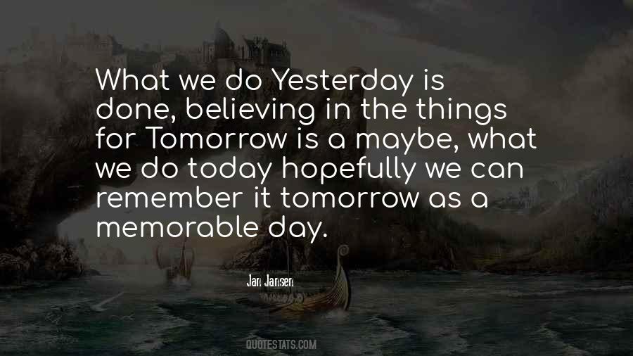 Quotes About Tomorrow #1863786