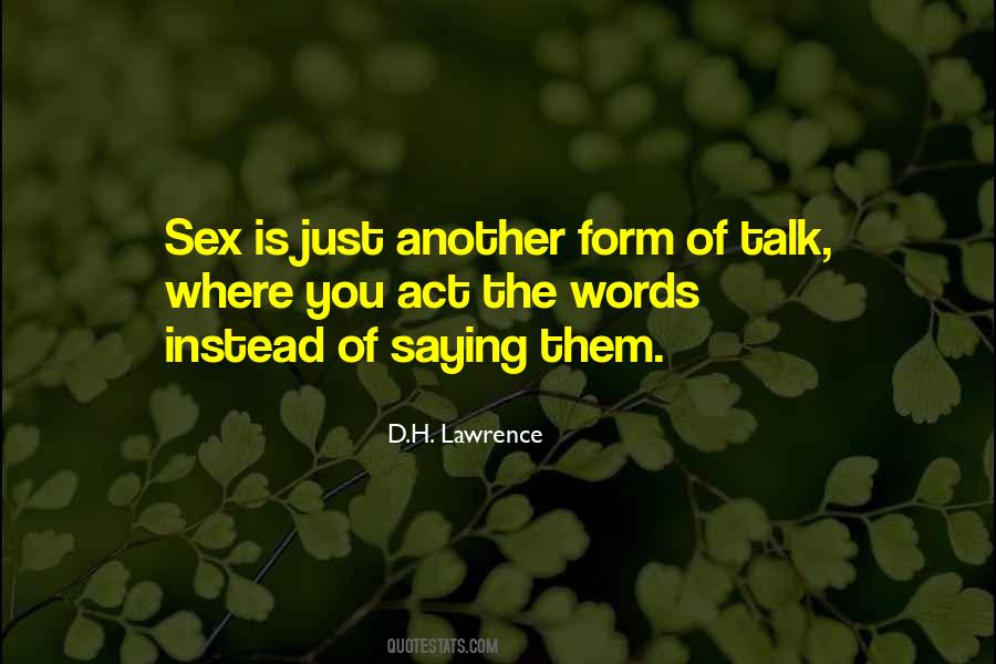 Sexy Talk Quotes #1679988