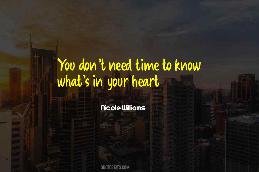 Quotes About What's In Your Heart #215432