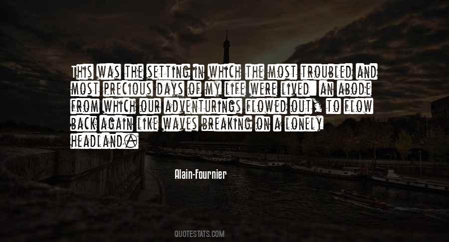 Quotes About The Setting #1619475