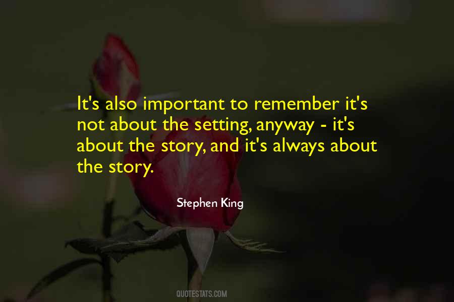 Quotes About The Setting #1650244