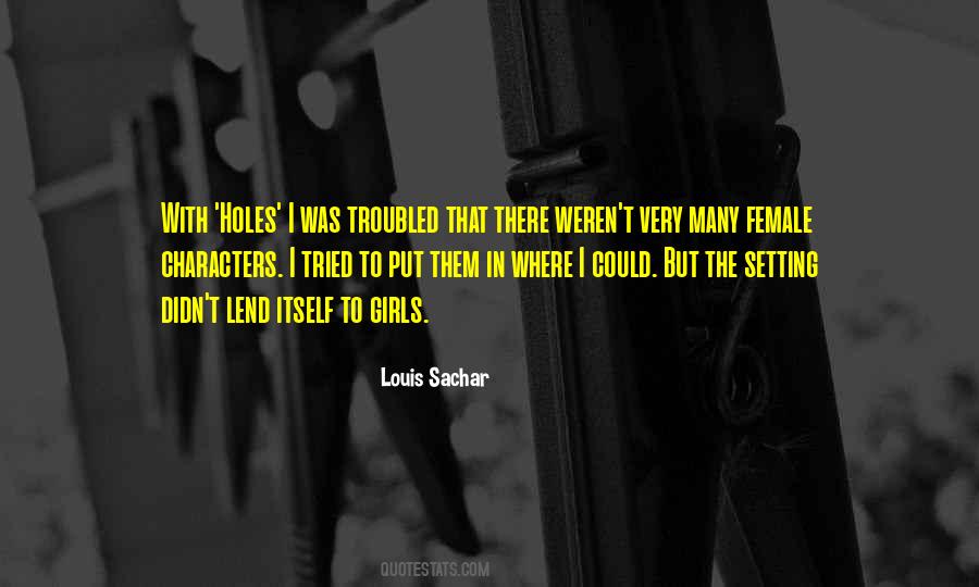 Quotes About The Setting #316924