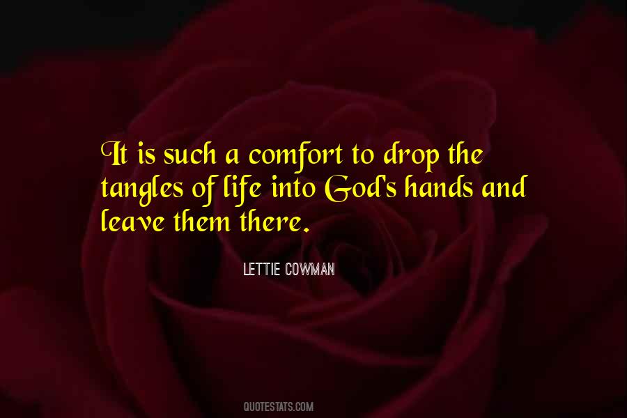 Quotes About God's Hands #62699