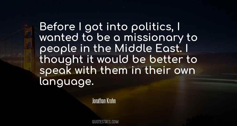 Politics Language Quotes #1671694