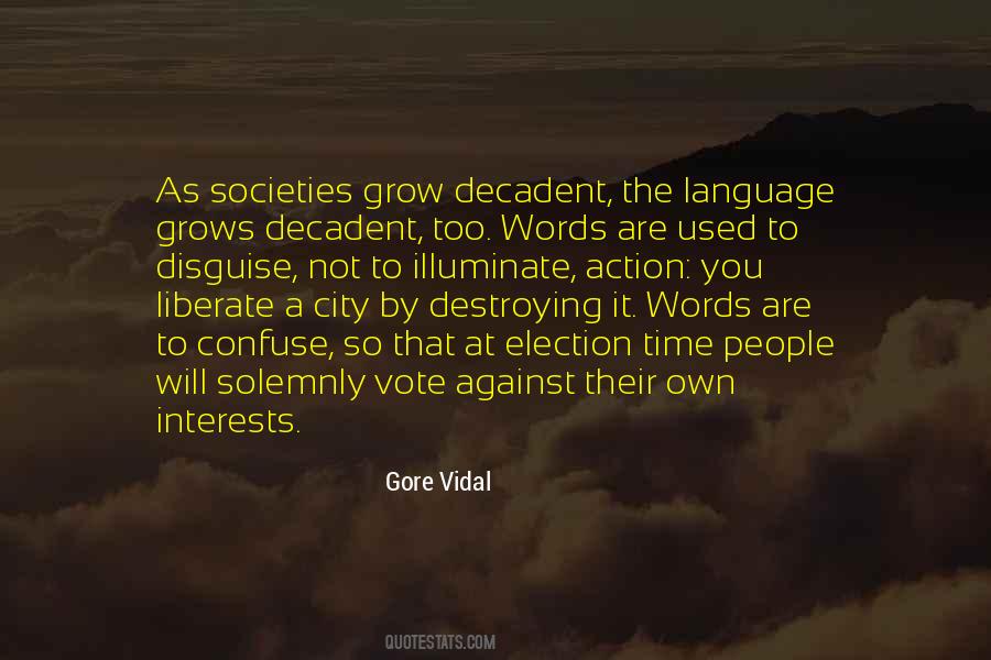 Politics Language Quotes #305897