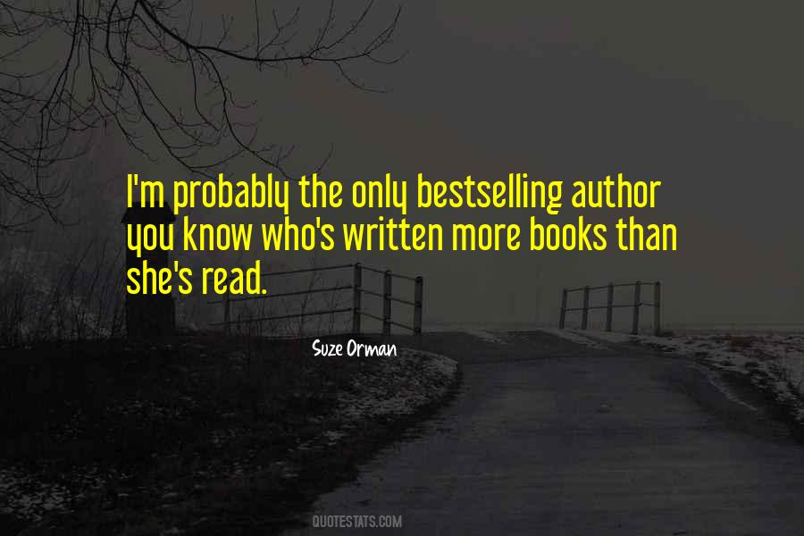 Bestselling Author Quotes #1188056