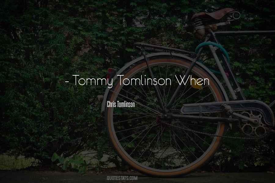 Quotes About Tommy #1700072