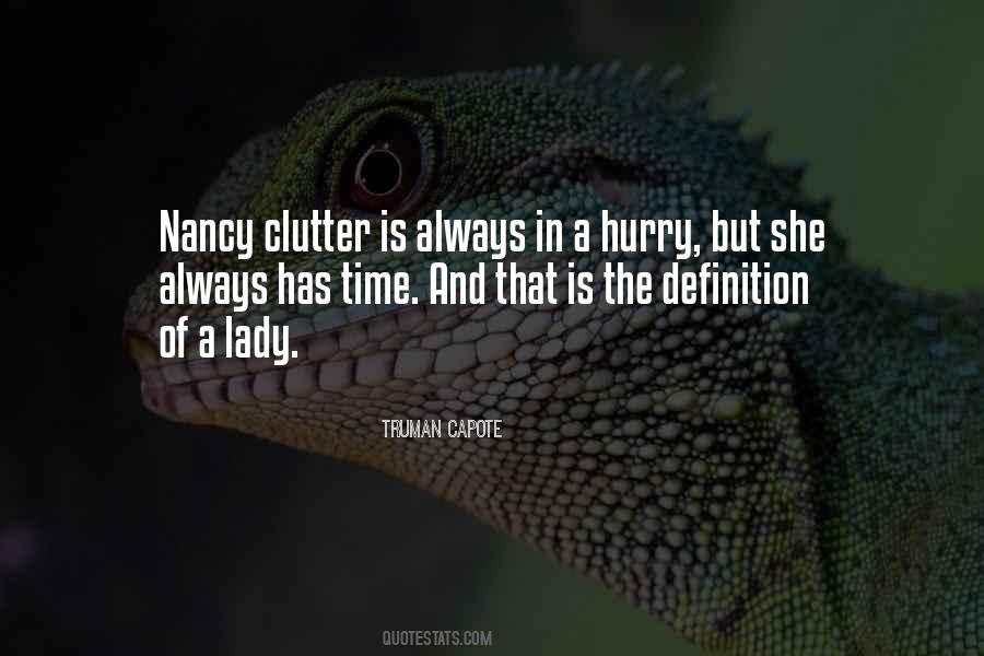 Quotes About Clutter #1502274