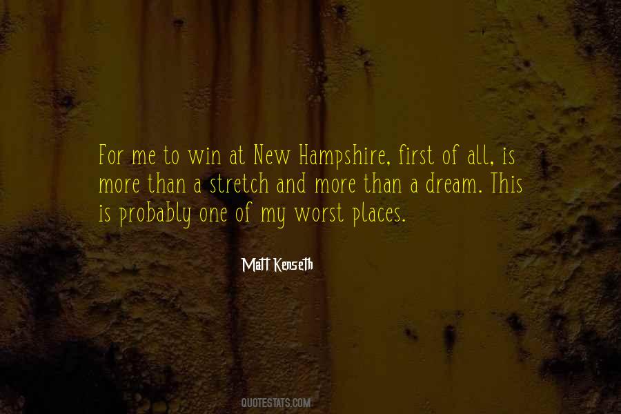 Quotes About New Hampshire #1174000