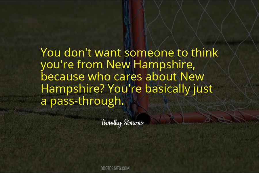 Quotes About New Hampshire #1629480