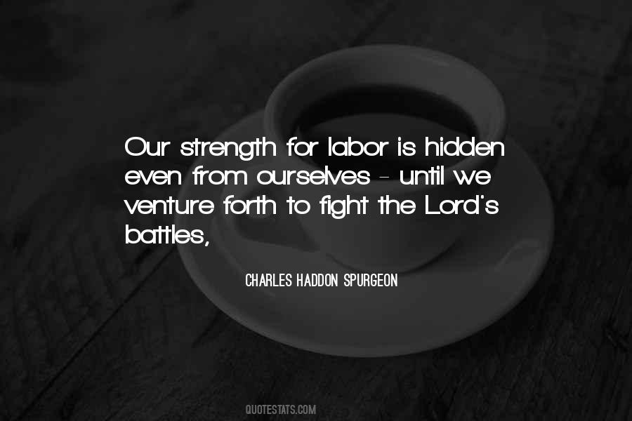 Quotes About The Lord's Strength #1455871