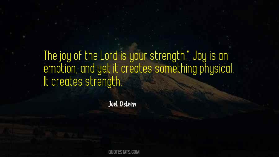 Quotes About The Lord's Strength #236070