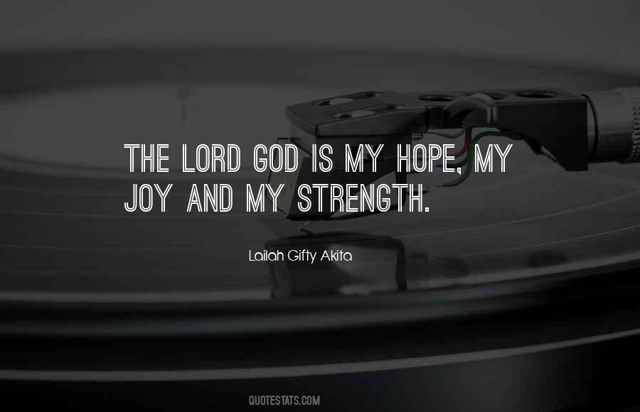 Quotes About The Lord's Strength #325605
