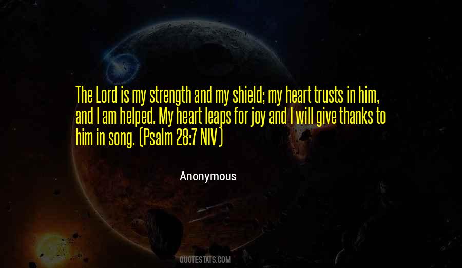 Quotes About The Lord's Strength #367350