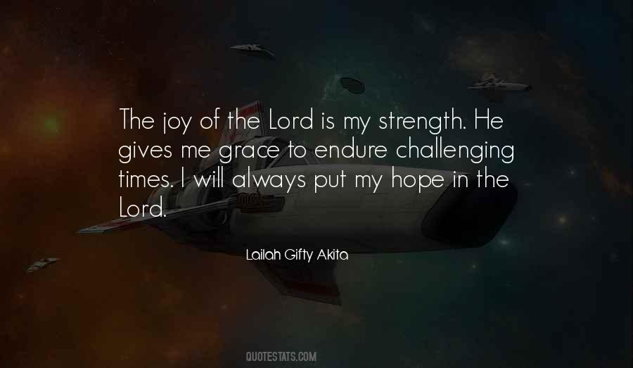 Quotes About The Lord's Strength #373261