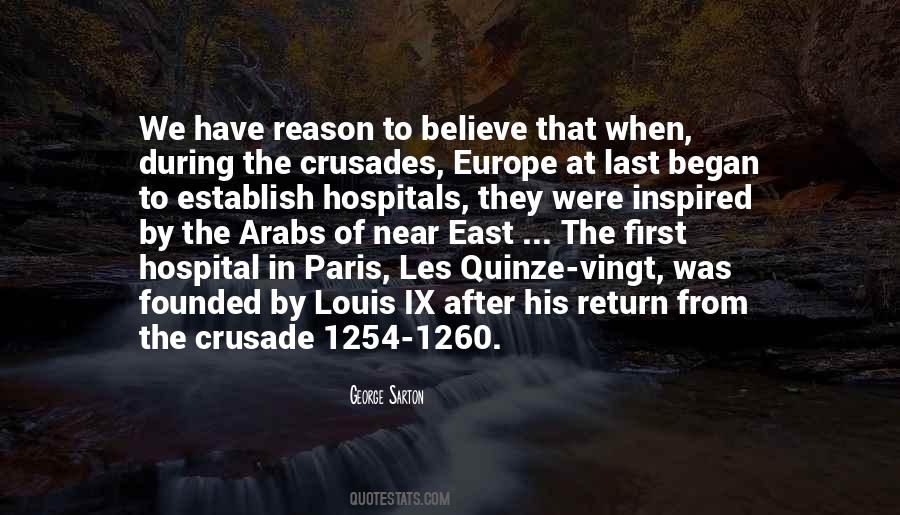 Quotes About Crusades #1609026