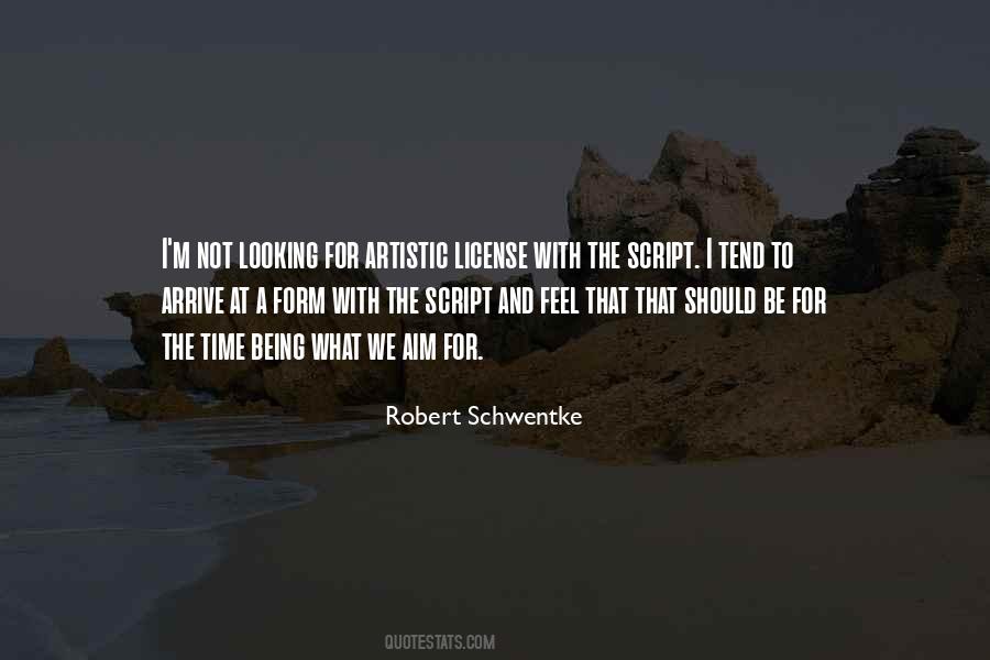 Quotes About Artistic License #956256