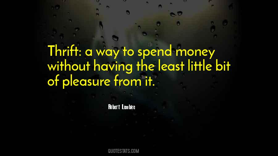 Quotes About Having Little Money #622611