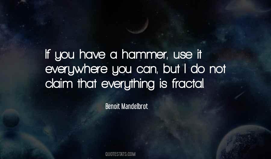 Quotes About Hammers #331508