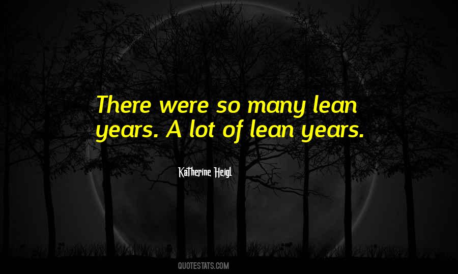Quotes About Lean #1283283