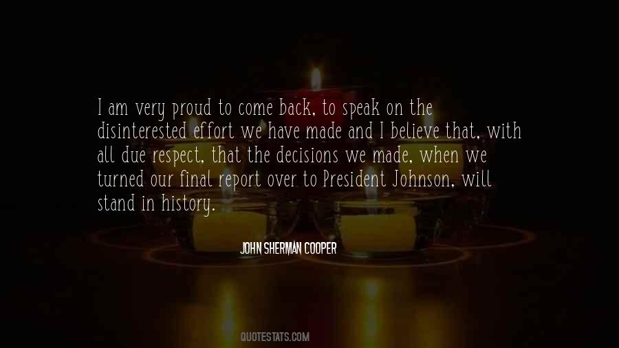Quotes About President Johnson #1260832
