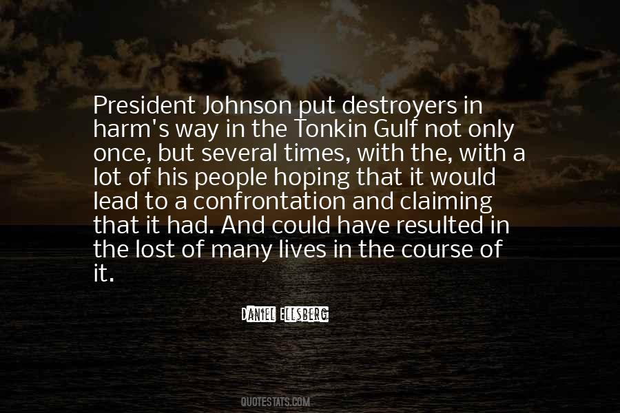 Quotes About President Johnson #31246