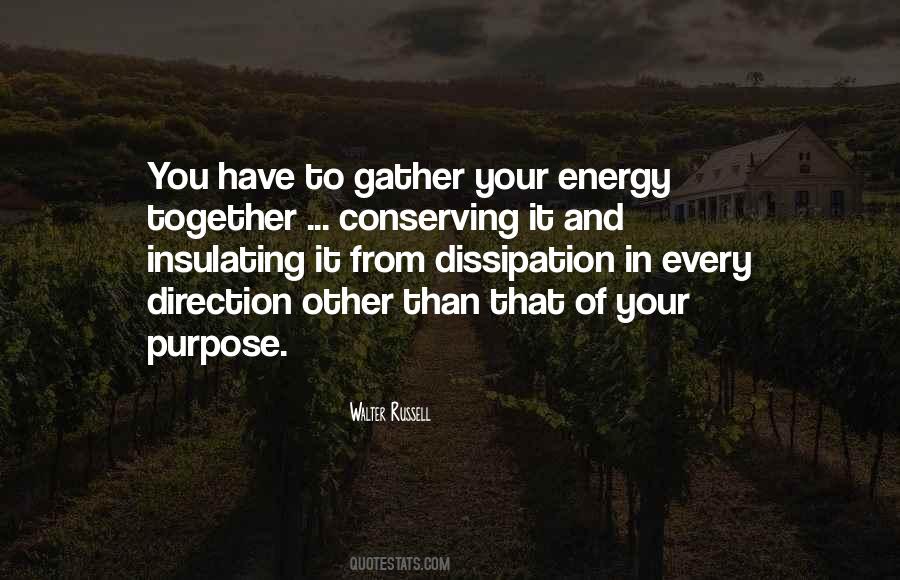 Quotes About Conserving Energy #1848210