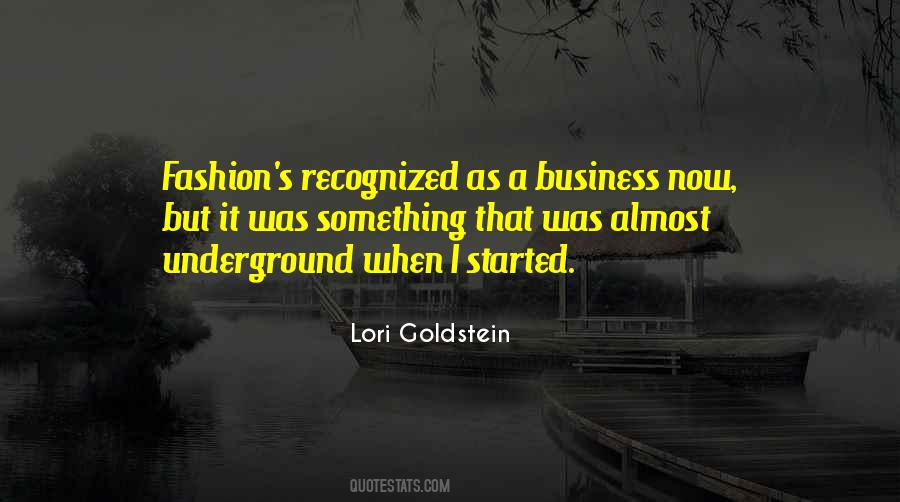 Fashion Business Quotes #1155094