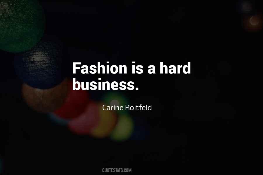 Fashion Business Quotes #98897
