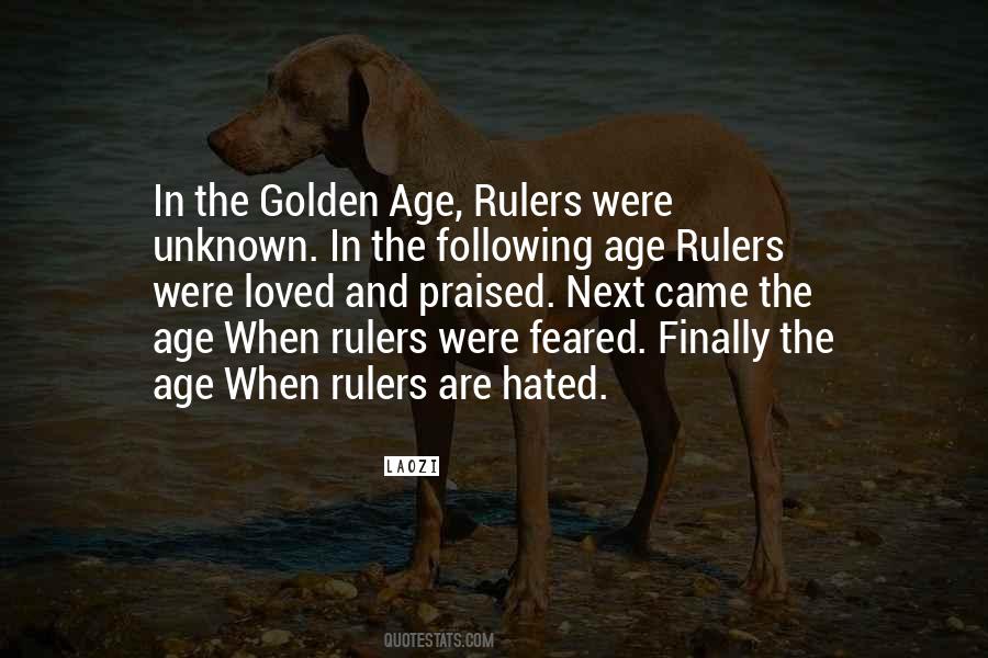 Quotes About The Golden Age #1674861
