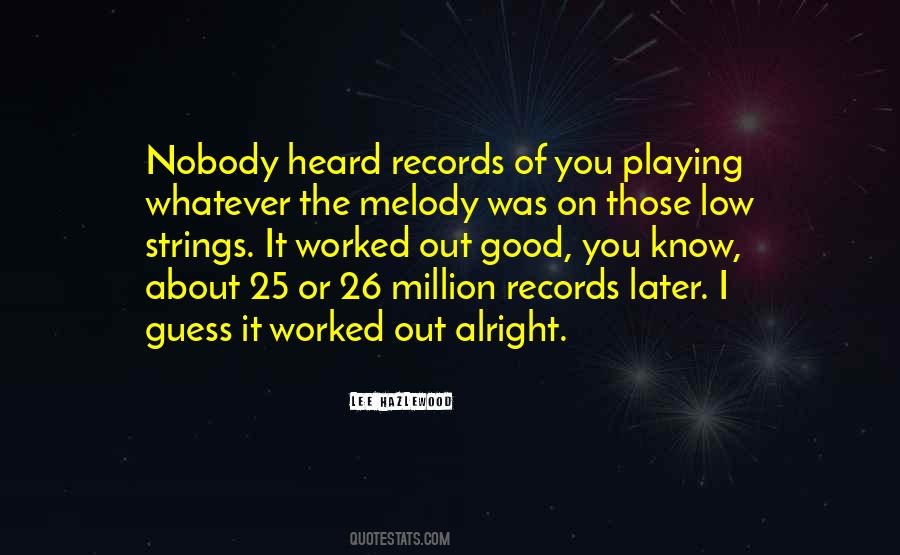 Quotes About Playing Records #46173