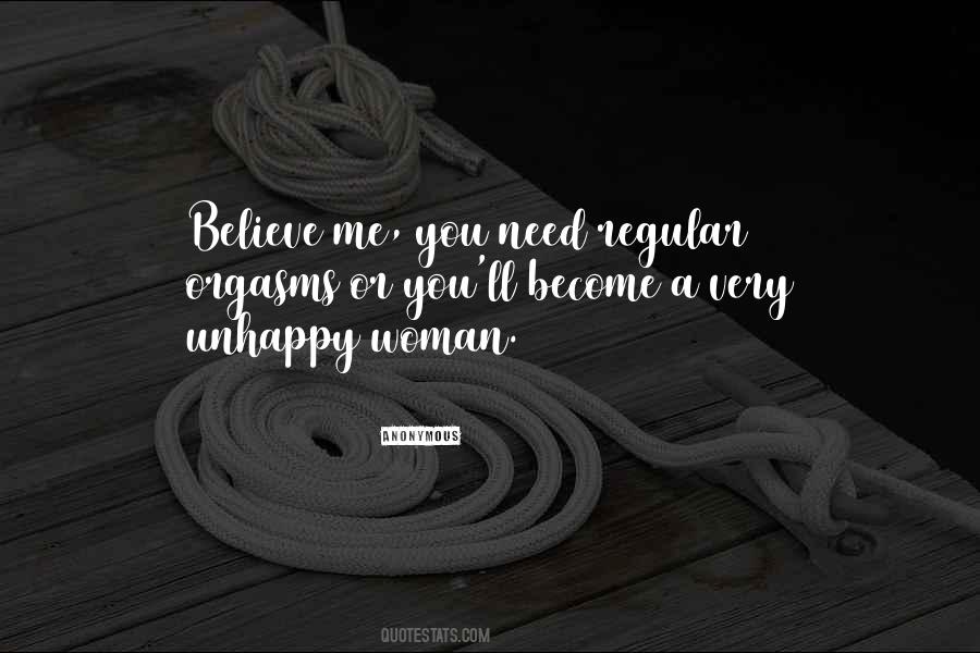 Quotes About Unhappy Woman #165391