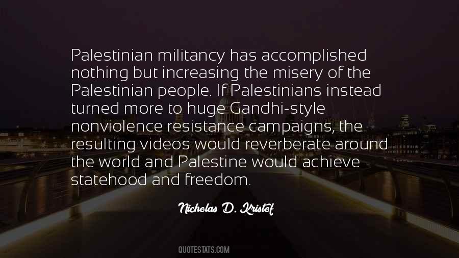 Quotes About Palestinian Resistance #1040825