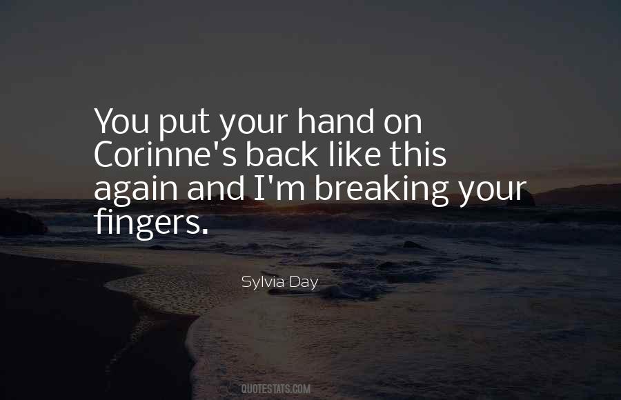 Quotes About Fingers #1763971