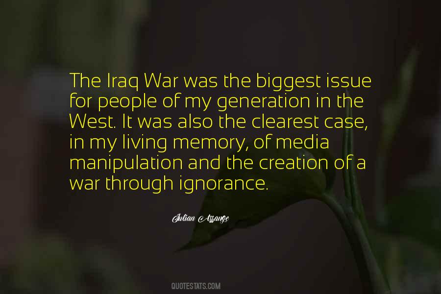 Quotes About Media Manipulation #969549